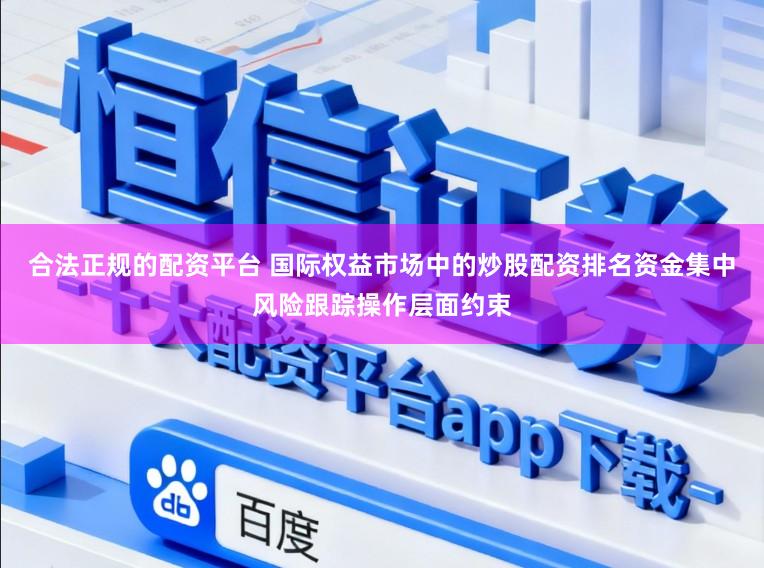 合法正规的配资平台 国际权益市场中的炒股配资排名资金集中风险跟踪操作层面约束