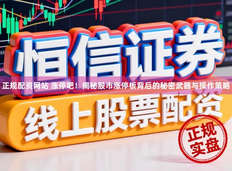 正规配资网站 涨停吧！揭秘股市涨停板背后的秘密武器与操作策略